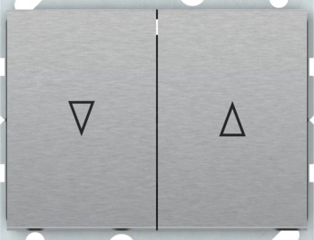 Кнопка для жалюзи без рамки сталь