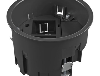 Коробка монтажная MT для лючка GES R2 пустая для 2хModul45 (1+1 розеток 45х45 мм) 120х85 мм полиамид