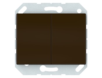 Переключатель, 2-клавишный  без рамки