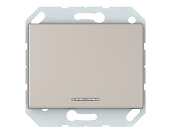 Выключатель, 1-пoлюсный с лампочкой,  без рамки