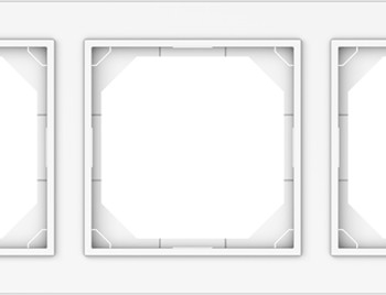 Рамка 3-местная FIT LINE