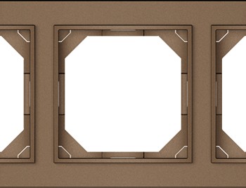 Рамка 3-местная