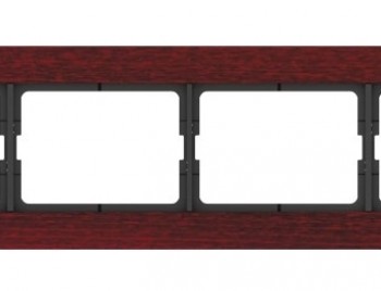 РАМКА красное дерево, 4-местная