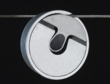 Кабельный пропуск GROMMET (пластик, цвет алюминий)