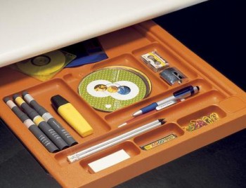 Лоток для канцелярских товаров (черный) - 08002000011