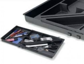 Лоток для канцелярских товаров (черный) - 08003000004