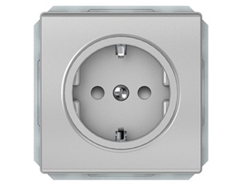 РОЗЕТКА с заземлением, со шторками, без рамки - 4779101119282