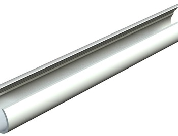 Труба пластиковая жесткая Quick-Pipe, IP 44, M25,св серый , длина 2 м
